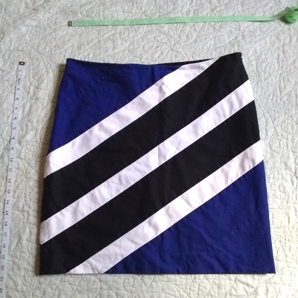 White House Black Market Dresses & Skirts - White House Black Market diagonal stripe pencil skirt, 12